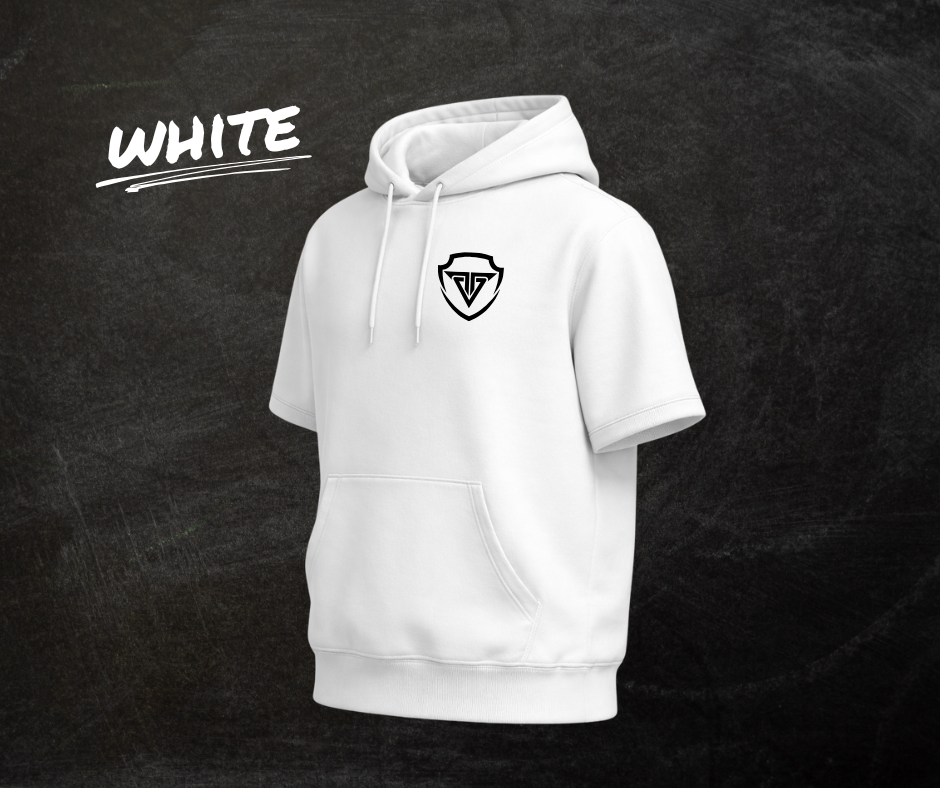 Unisex Basic Short Sleeve Hoodie