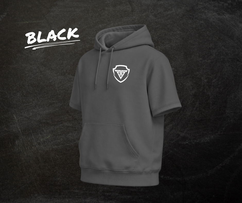 Unisex Basic Short Sleeve Hoodie