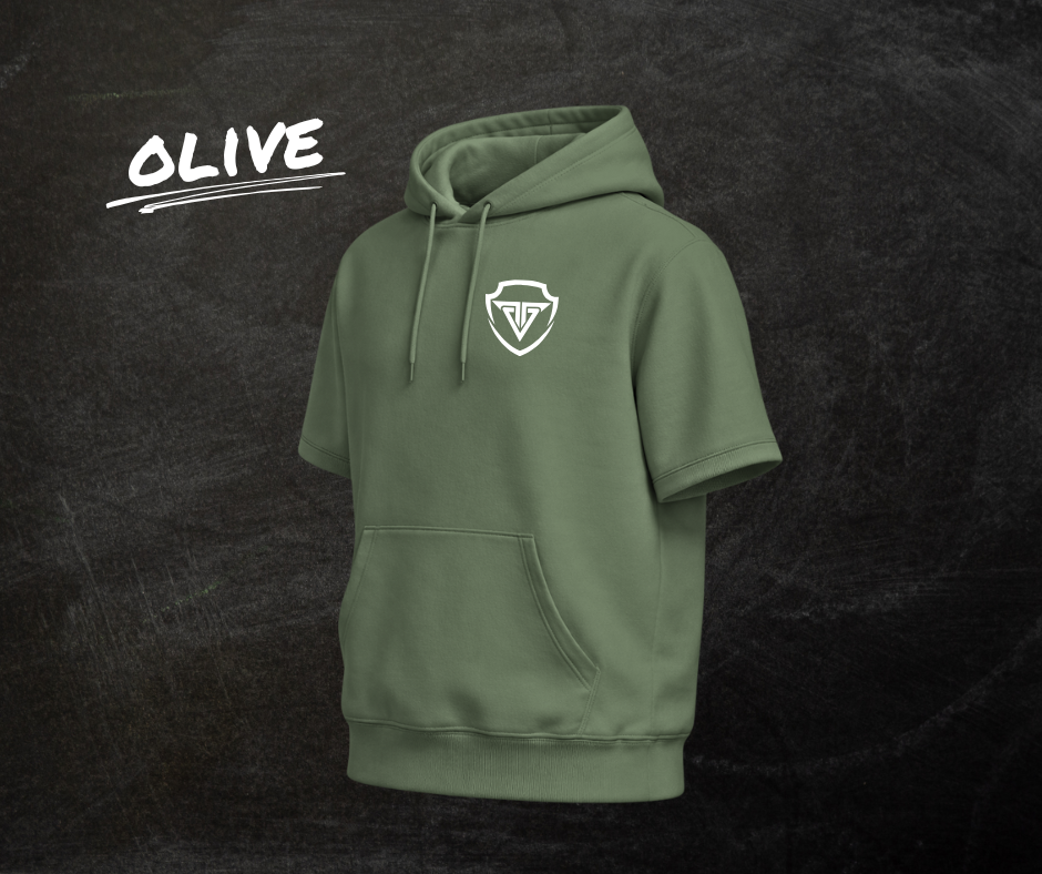 Unisex Basic Short Sleeve Hoodie