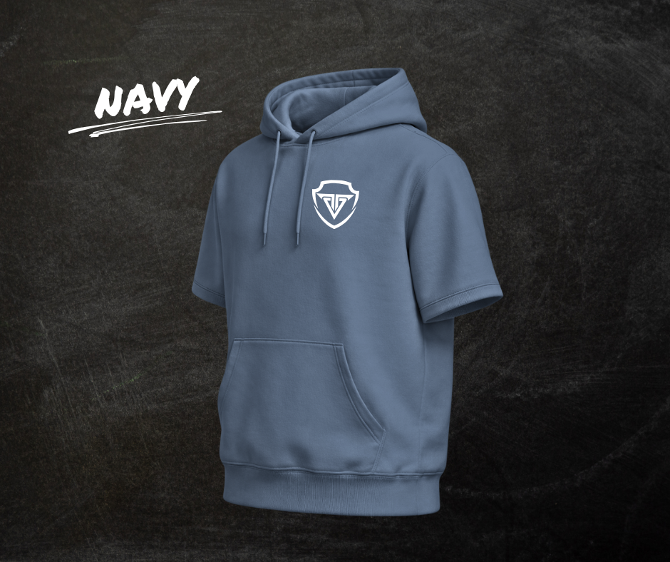 Unisex Basic Short Sleeve Hoodie