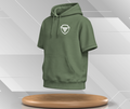 Unisex Basic Short Sleeve Hoodie