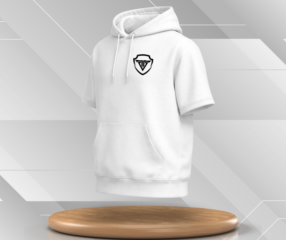 Unisex Basic Short Sleeve Hoodie